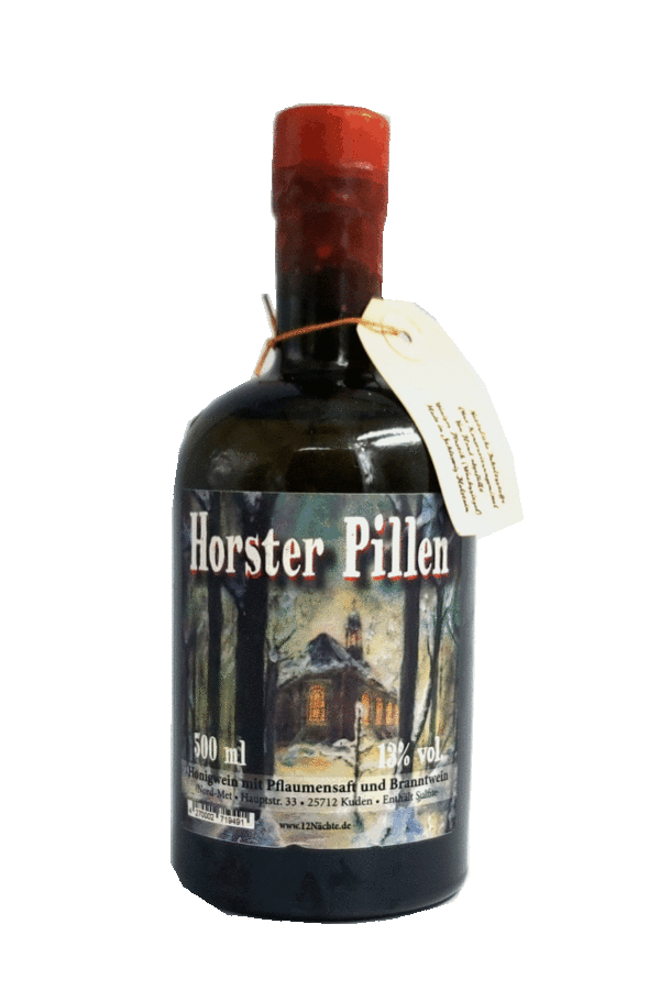 Horster Pillen 500ml 13% Vol - Honigwein mit Pflaumensaft und Branntwein